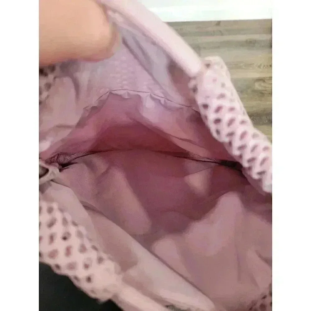 Nike light‎ purple pull string bag purse #r